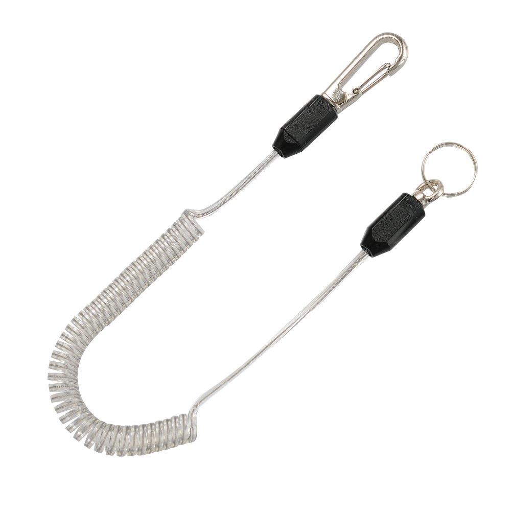 トップ (TOP) スリム四角コイルセーフティコード クリアー 日本製 絡みにくい4角コイル形状 SFC-212SCL