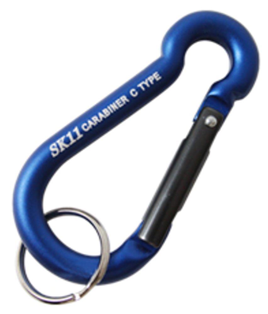 SK11(エスケー11) アルミカラビナ C 5×50mm SAC-550C ブルー