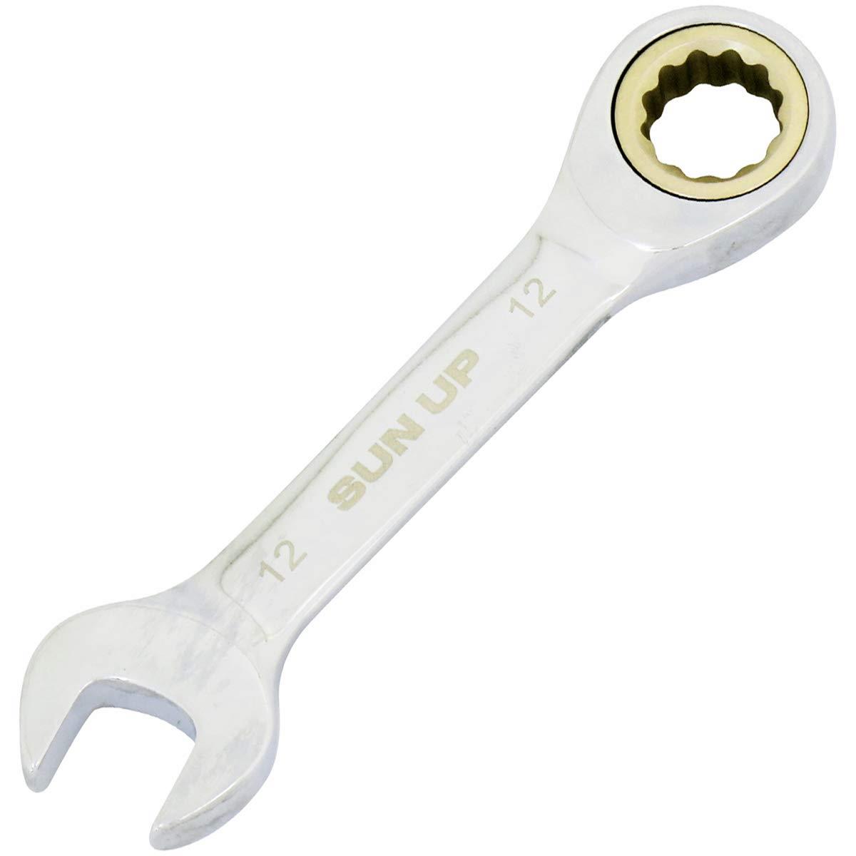 近与(KONYO) SUN UP 72ギヤコンビレンチ ショート GWS-12 12mm 本体: 奥行0.65cm 本体: 高さ10.4cm 本体: 幅2.6cm