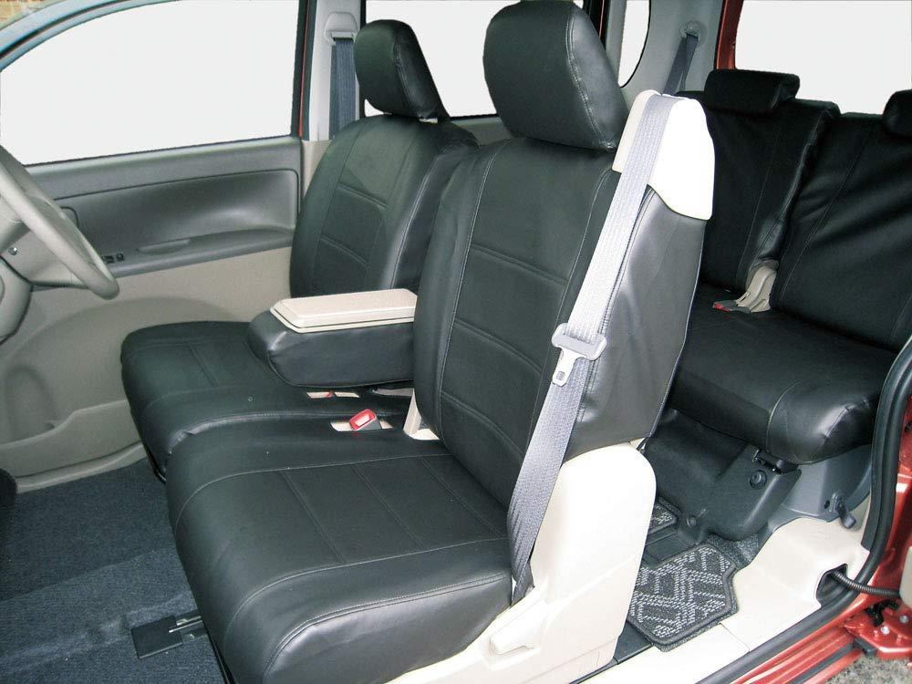 ボンフォーム(BONFORM) シートカバー ソフトレザーDX M4-24Nタント 専用2列車 M4-24Nタント ブラック 4..