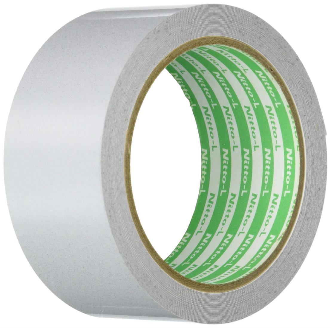 日東エルマテリアル 再帰反射テープ 45mmx10m 白 HT45W