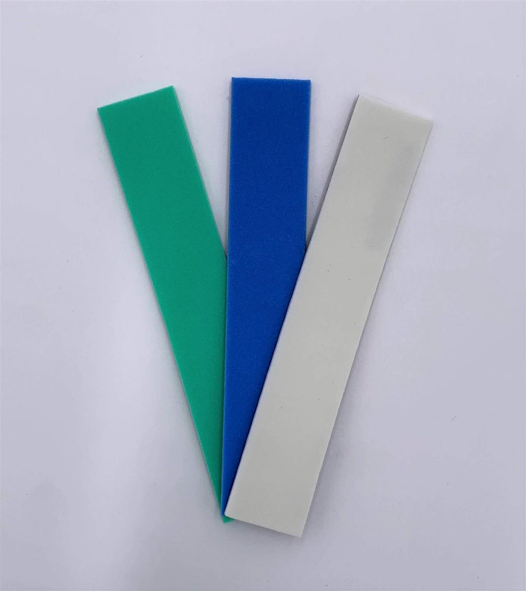 アルゴファイル(Argofile) クッションヤスリ スポンジナイト(KOVAX社製ヤスリ使用)2mm厚 細目3種セット #600,#800,#1000 各2枚入