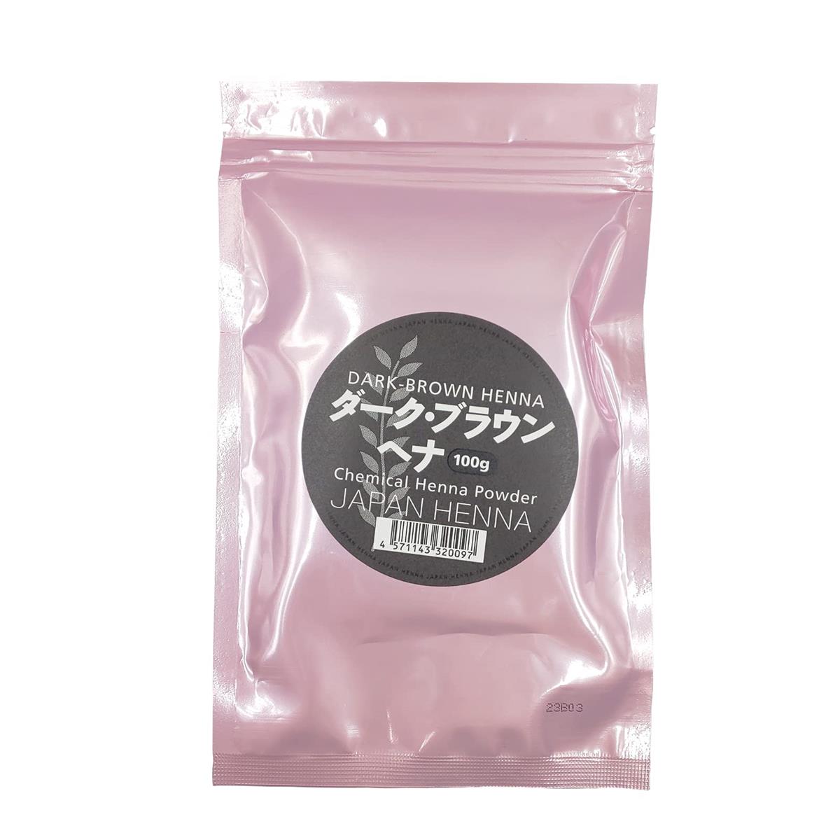 ジャパンヘナ ダークブラウン 100g