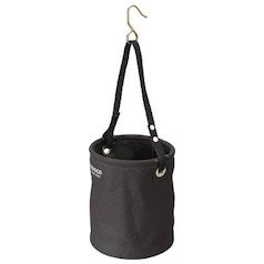 トラスコ中山(TRUSCO) 電工バケツ 黒 Φ240×240mm TADB-240N