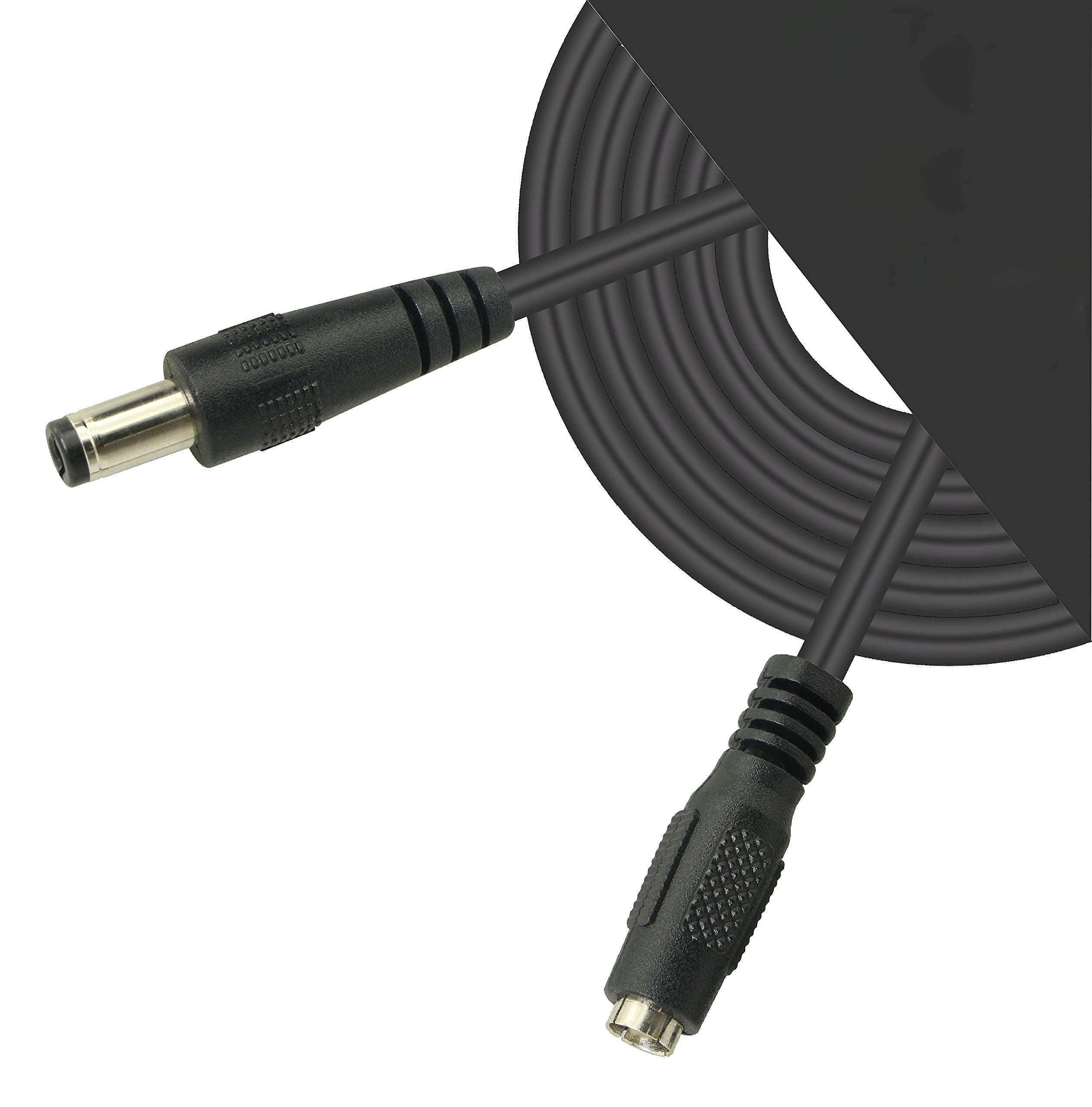 CERRXIAN 2.5mm x 5.5mm DCプラグ延長ケーブルDC延長ケーブルコード、オス - メス2.5mm x 5.5mmコネク..