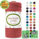 LEREATI マクラメロープ 2mm x 200m マクラメ糸 綿ロープ yarn コットンロープ 綿糸 ひもめんマクラメ 紐 DIY 手編みロープ, 壁掛け, 鉢植え装飾, 編み物, 工芸品 (コーラルレッド)