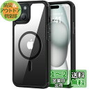 TENDLIN iPhone 15 用ケース MagSafe対応 薄型 黄変防止 耐衝撃 対応アイフォン15 カバー(ブラック)
