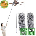 GreenGee ほこりとり ホコリ取り はたき 1セット(交換用ヘッド2個 ハンディモップ 280cmまで伸縮 大掃除 伸縮可能 高い所掃除 手洗い可能 曲が...