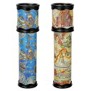 【送料無料】万華鏡 クラシック マジック ノベルティ ゲーム 工芸 民芸品 子供 子供向け 玩具 2本セット 6歳以上 (ランダムカラー)