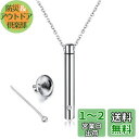 【送料無料】Yoursfs 遺骨ペンダント ネックレス ステンレス鋼 筒型 メモリアル 遺骨入れ 防水 ジルコニア ネックレス 遺灰 ネックレス 手元供養 メン...