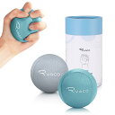 ELZO RYACO ストレス解消ボール 握力トレーニングボール エクササイズ ハンドグリップ マッサージ 握力アップ ジェルボール2点セット 大人・子供用 ソ...