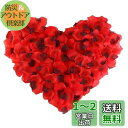 RuiChy シルク造花バラの花びら 1000枚 結婚式の花 ホームパーティー ロマンチックな夜 記念日 バレンタインデー レッド