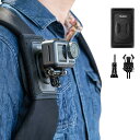 TELESIN GoProに適用マウントアクセサリー バックパッククリップ バッグストラップマウント 調節可能 GoPro用 アクセサリー Hero13 Hero12 Hero11 Hero10 Hero9 Hero8 Hero7 Hero6 Hero5 Insta360 One R One X2 One X3 X4 Go2 DJI Osmo Action 5 Pro 3 4 Pocket2 3用