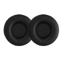 【送料無料】kwmobile 2x ヘッドホンカバー Sennheiser HD25 / HD25-1 II / HD250BT対応 交換用イヤーパッド - クッション PUレザー 黒色