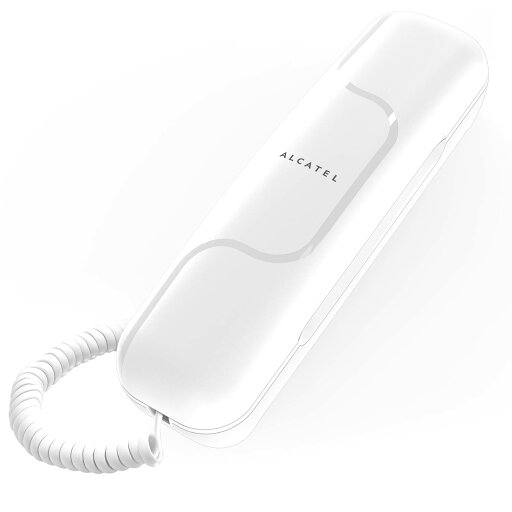 ALCATEL (アルカテル) T06 電話機 シンプル 固定電話機 ビジネスフォン 電源不要 コンパクト 小型 卓上 壁掛け アナログ回線 受付/オフィス/家庭用 ホワイト ALCATEL (アルカテル) T06 電話機 シンプル 固定電話機 ビジネスフォン 電源不要 コンパクト 小型 卓上 壁掛け アナログ回線 受付/オフィス/家庭用 ホワイト
