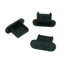 テクノベインズ MicroUSBコネクタ用キャップ(ロングタイプ)(黒)つまみなし 6個/パック USBMCBLCK-B0-6 ※適合状態について説明参照