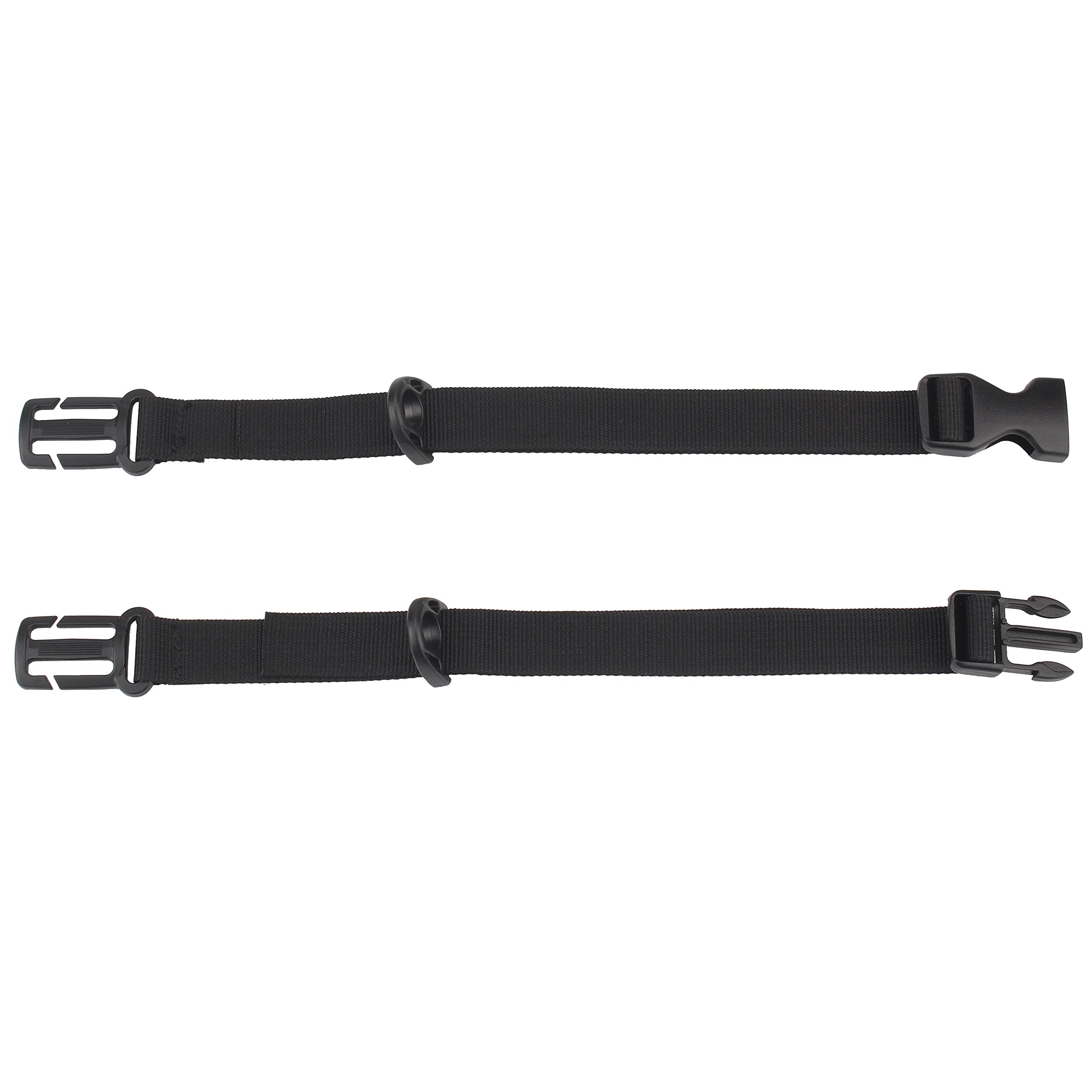 【送料無料】[Wisdompro] チェストストラップ ショルダーずり落ち防止バンド バックル式 調整可能 バックパック/リュックベルト 肩紐幅2.5cm以下固定用 ブラック