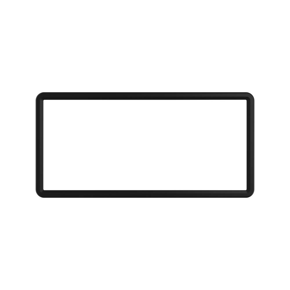 【送料無料】槌屋ヤック(Tsuchiya Yac) 車内用品 シリコーン ナンバーフレーム ブラック PF-347