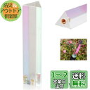 Selens 三角プリズム 30x30x130mm 1/4ネジ付き 光学ガラス製 プリズム三角 撮影道具 表面コーティング 撮影用 分散 屈折 写真プリズム ガラスプリズムツール レインボー 影重ね効果 拭き取り布付き