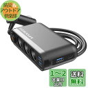 マックスウィン シガーソケット 3連 カーチャージャー 3連シガー 増設 PD 20W USB タイプC QC3.0 急速充電 電圧計 iPhone16 iPad pro Android タブレットスイッチ付き 12V 24V PCA30