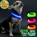 Visinite LED光る首輪, 小型犬 散歩 ライトUSB充電式, 子犬や猫に適した調節可能な長さ, 軽量, 暗い犬 首輪 光る300m先から目視可能, 犬...