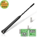 BINGFU カーアンテナ FM カーラジオアンテナ カールーフアンテナ 車 23cm交換マストカーアンテナ 強力なFM受信機能付き
