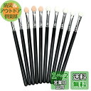 RICISUNG アイシャドウチップ 【10本セット 】スポンジチップ ロングハンドル メイクブラシ アイシャドウ メイク道具 プラスチックハンドルアイシャドウ...