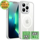 JEDirect iPhone 13 Pro 6.1インチ用 マグネット ケース MagSafeに対応 半透明のマット背面 カメラレンズ 完全保護 薄型 耐衝撃...