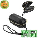 For Denon PerL Pro AH-C15PL 用 ケース カバー 収納袋 【NOUKAJU】 Denon PerL Pro AH-C15PL 用 ケース カバー 収納袋 落下防止 キズ防止 耐衝撃 防塵 (ブラック)