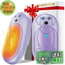 2パック電気カイロ 充電式カイロ 薄型 軽量 かわいい 電子ハンドウォーマー 防寒対策 アウトドアスポーツ、キャンプ、狩猟用の新年とクリスマスギフト