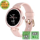 SHANG WING スマートウォッチ レディース iphone アンドロイド対応 レディース 丸型 腕時計 歩数計 活動量計 Smart Watch Women 1.09インチ高精細画面 生理周期管理 文字盤自由設定 技適認証済み Lynn
