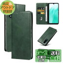 QUEASON 互換品 スマホケース 【Arrows We2 F-52E 用 ケース 手帳型】スタンド機能 アローズ f-52e 用 ケース 携帯カバー マグネット式 アローズwe2 用 ケース カード収納 落下防止 arrows we2 fcg02 用 ケース 耐衝撃 全面保護 防塵(グリーン)