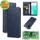 QUEASON 互換品 スマホケース 【Arrows We2 F-52E 用 ケース 手帳型】スタンド機能 アローズ f-52e 用 ケース 携帯カバー マグネット式 アローズwe2 用 ケース カード収納 落下防止 arrows we2 fcg02 用 ケース 耐衝撃 全面保護 防塵(ブルー)