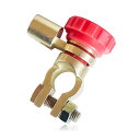 GRmkt バッテリー キル スイッチ バッテリ カット ターミナル 車 バイク d端子 オン オフ 遮断 漏電 防盗 防止 保護 12V 24V 赤