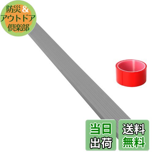 【送料無料】LIEKUMM 高さ2cm 段差スロープ 耐荷重800kg 車椅子 スロープ 段差解消スロープ PVC材質 車椅子用スロープ ロボット掃除機 適用 柔軟静音 両面テープ付き 灰色
