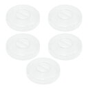 【送料無料】Coollooda コード 巻き取り ケーブルまきとり 5個セット ケーブル収納ケース 透明 丸型 コードリール イヤホン巻き取り ケーブルリール ...