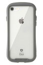 iFace Reflection iPhone SE(第3世代/第2世代)/8/7 ケース クリア 強化ガラス (グレー)【アイホンse3 se2 アイフォーン8 カバー 透明 耐衝撃 米国MIL規格取得 ストラップホール付き】
