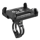 Lixada スマホホルダー 片手操作 スタンド ロードバイク ワンタッチ スマートフォン マホ固定 360度回転 防振 ハンドルバー直径31.8mm/25.4mm 自転車用 スマホホルダー
