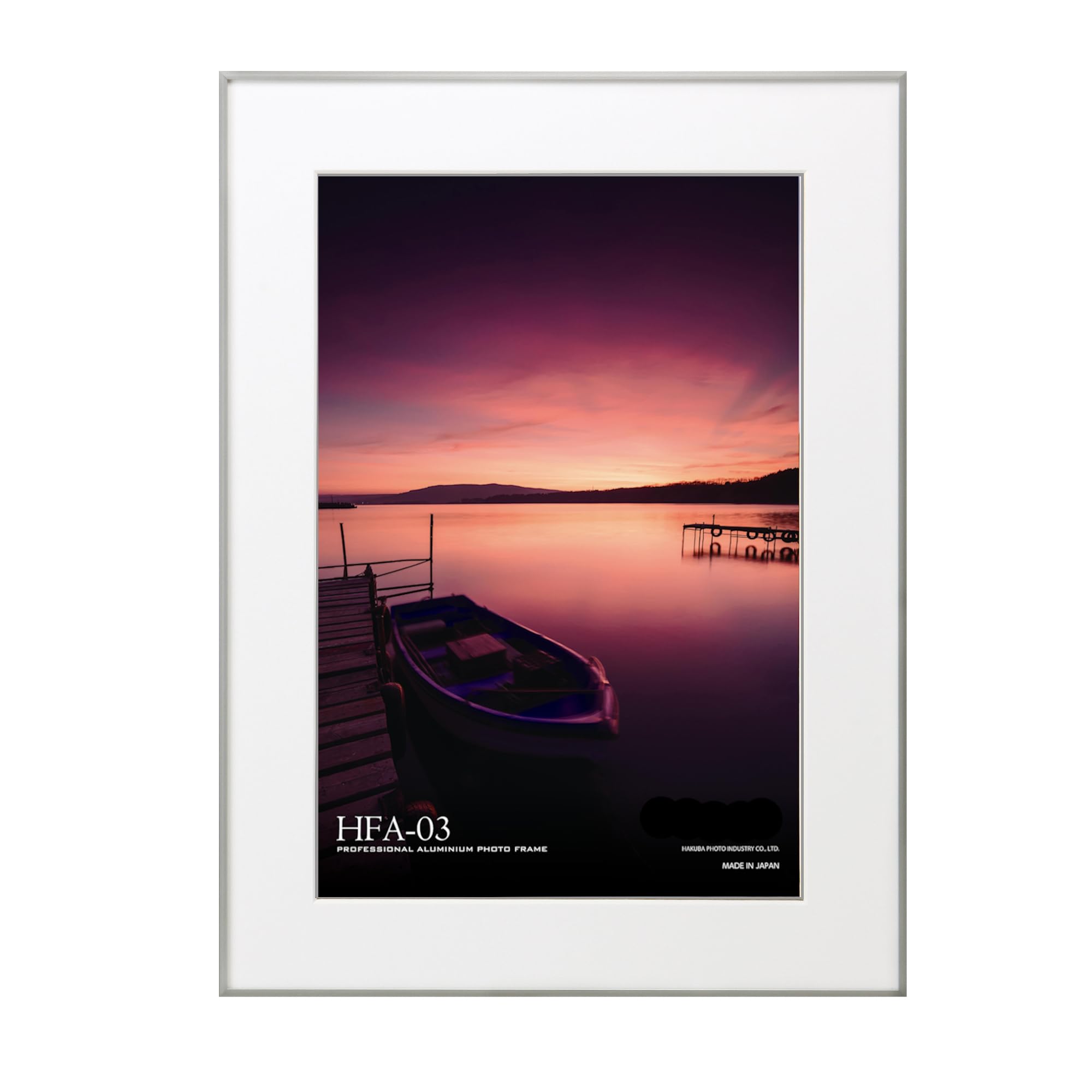 【送料無料】ハクバ HAKUBA 額縁 アルミ HFA-03 A3ノビ アクリル板 シルバー HFA-03SV-A3N