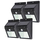 【送料無料】Lifeholder 40LED ソーラーライト 人感センサーライト 太陽光発電 屋外照明 玄関 軒先 駐車場 大活躍 防水 防犯 両面テープ付き ...