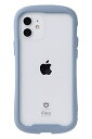 iFace Reflection iPhone 12/12 Pro ケース クリア 強化ガラス (ペールブルー)【アイフォン12 アイフォン12Pro 透明 カバー 耐衝撃 米国MIL規格取得 ストラップホール付き】