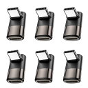 【送料無料】MOGOOD USB C 変換 アダプター 上下 90° L字 USB Cオス-メスアダプタ 40Gbps高速データ転送 8K@60Hz映像出力 100W/5A急速充電Thunderboltエクスパンダは蒸気甲板部品、MacBook Pro、タブレット、携帯電話、任天堂スイッチなどに適している