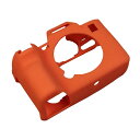【送料無料】ソニー用 α7 IV/ILCE-7M4 / α7M4用 ケース 保護ケース SONY用 A7 IV/ILCE-7M4 / A7M4用 保護カバー SOOYEEH シリコン製 軽量 耐衝撃 ソフト 旅行 アウトドア撮影 男女兼用 (オレンジ)