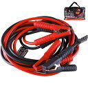 AWELTEC ブースタケーブル 120A 5M 12V/24V車対応 軽自動車から小型トランク・大型乗用車・HV車対応 車起動 エンジン始動 高安全性 高耐久性 耐熱防寒 故障車 救援 バッテリー充電 収納バッグ付き 日本語説明付き PL保険付き(2)