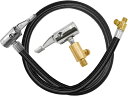【送料無料】KEWAYO 車 バイク空気入れエアーホース エアー ポンプ空気入れ延長 ホー バルブ延長チューブ ス タイヤインフレーション エアーホース 変換アダプター付 (60cm)(2)