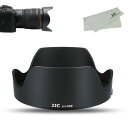 【送料無料】JJC EW-88E 可逆式 レンズフード 花形 Canon RF 24-70mm F2.8 L IS USM レンズ/Canon RF 24-105mm F2.8 L IS USM Z レンズに対応 Canon EW-88E レンズフード 互換 クリーニングクロス 付き