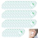Doyime イヤーキャップ 耳カバー シャンプー耳ステッカー 40枚セット シャワー耳カバー 使い捨て耳パッチ 新生児用イヤーマフ 入浴用 水泳