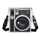 【送料無料】Rieibi mini 40 ケース、 インスタントカメラ mini 40 ケース フィルム mini 40 カメラケース MINI 40 カメラ保護ケース 可愛いカメラバッグ 調節可能なショルダーストラップ付き フィルムカウント窓見え 防水 防塵 携帯型 ハードクリア