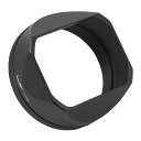 【送料無料】Haoge LH-X54B スクエアメタルレンズフード 49mmアダプターリング付き X100VI Fuji X100Vカメラ用 ブラック