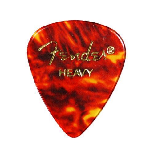【送料無料】Fender　ピック×10枚　ティアドロップ HEAVY-SHELL